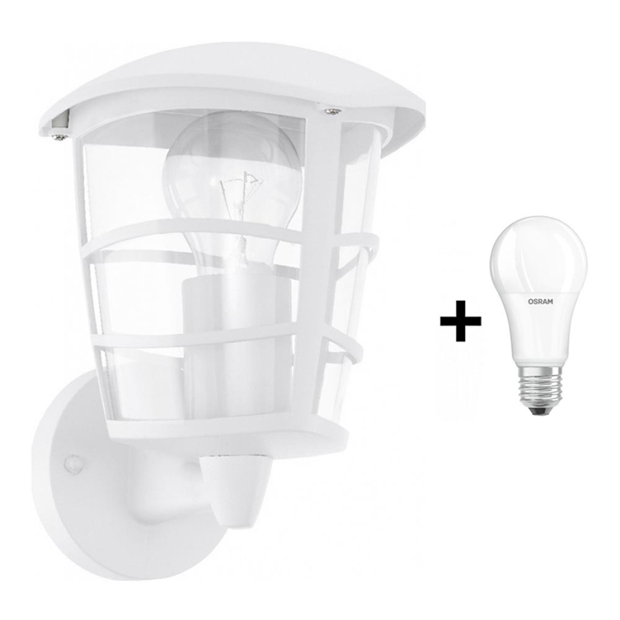 Eglo - Luz de parede LED de exterior 1xE27/8,5W/230V IP44