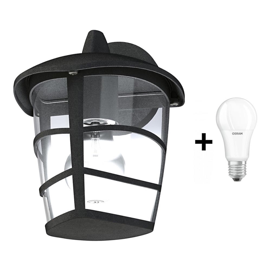 Eglo - Luz de parede LED de exterior 1xE27/8,5W/230V IP44