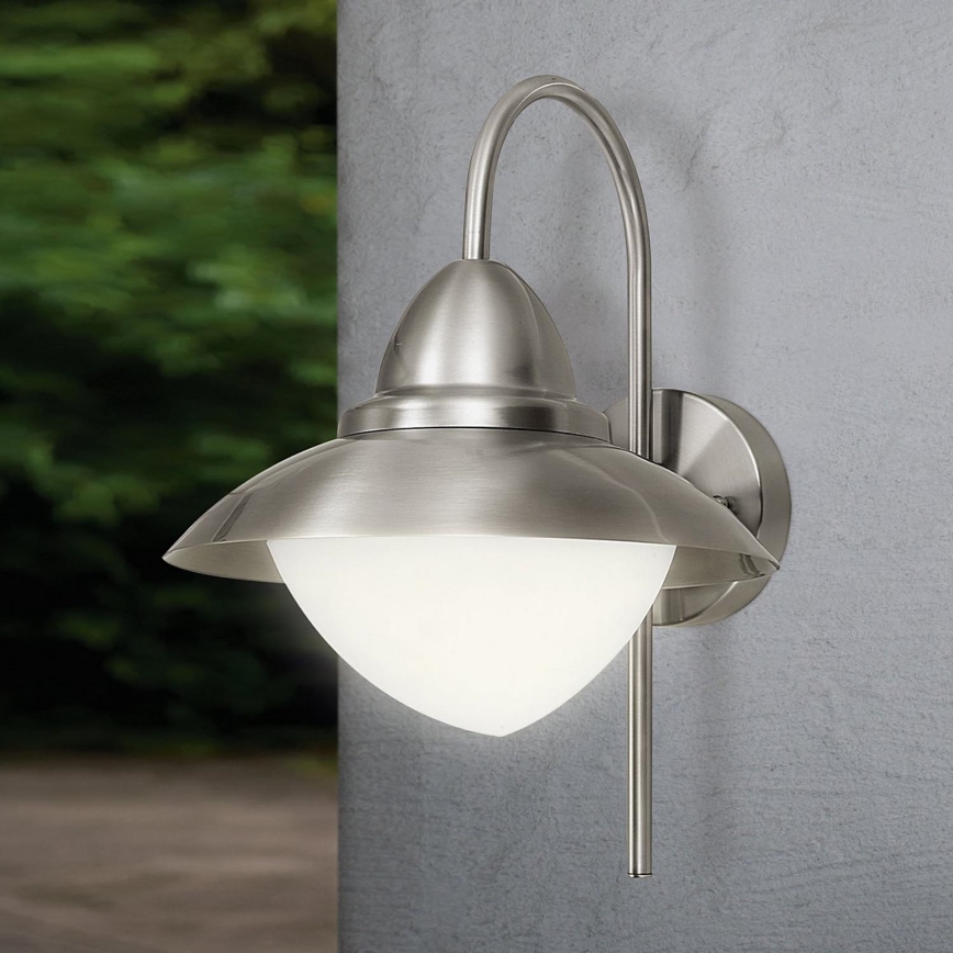 EGLO - Luz de parede LED de exterior 1xE27/8,5W - Lâmpada LED GRÁTIS IP44