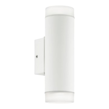 Eglo - Luz de parede LED de exterior 2xGU10/5W IP44