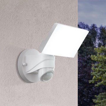 Eglo - Luz de parede LED de exterior com sensor LED/15W/230V IP44
