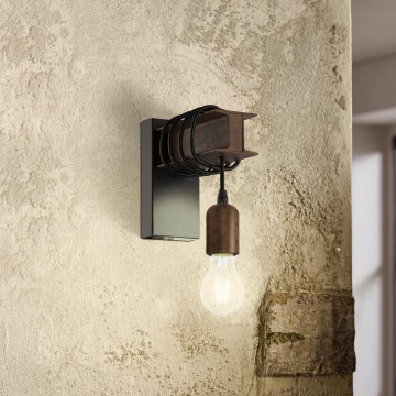 Eglo - Luz de parede TOWNSHEND 1xE27/10W/230V
