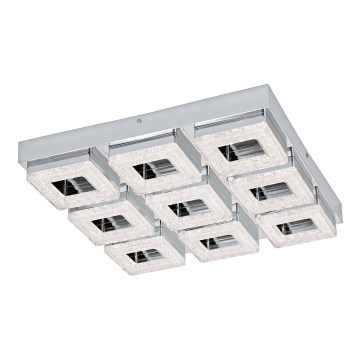Eglo - Luz de teto de cristal 9xLED/4W/230V