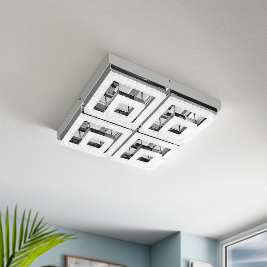 Eglo - Luz de teto de cristal LED LED/48W/230V