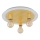 Eglo - Luz de teto LED 3xE27/4W/230V dourado