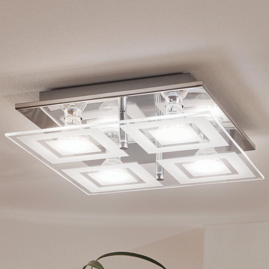 Eglo - Luz de teto LED 4xGU10-LED/3W/230V