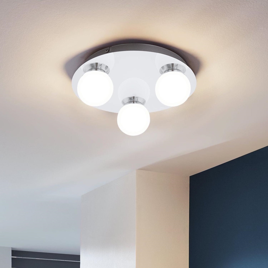 Eglo - Luz para casa de banho LED 3xLED/3,3W/230V IP44