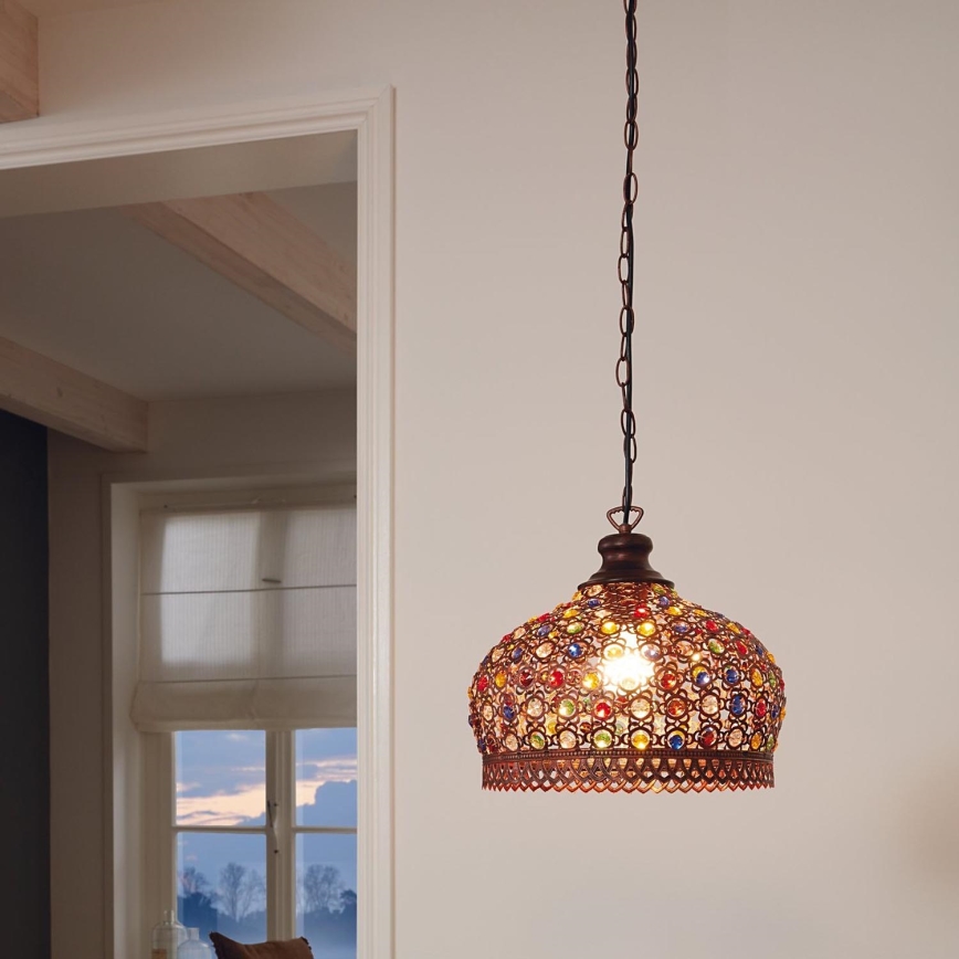 Eglo - Luz pendente 1xE27/60W