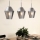 Eglo - Luz pendente 3xE27/28W/230V