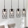 Eglo - Luz pendente 4xE27/60W/230V
