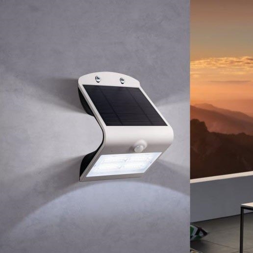 Eglo - Luz solar com um sensor LED/3,2W/3,7V IP54