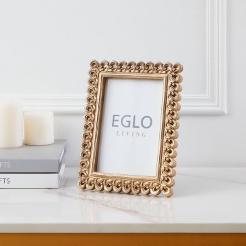 Eglo - Moldura para foto 10x15 cm dourado