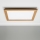 Eglo - Painel integrado LED com regulação SALOBRENA-CL WOOD LED/31W/230V 2700-6500K 64x64 cm castanho
