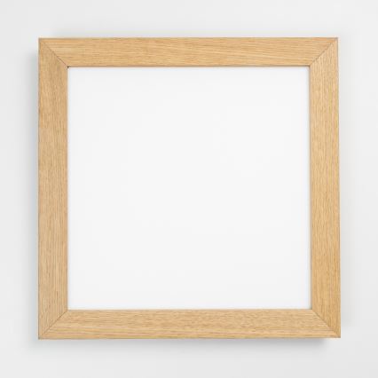 Eglo - Painel integrado LED RGB com regulação SALOBRENA-C WOOD LED/24W/230V 2700-6500K 45x45 cm castanho + comando
