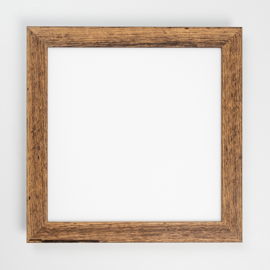 Eglo - Painel integrado LED RGB com regulação SALOBRENA-C WOOD LED/24W/230V 2700-6500K 49,5x49,5 cm castanho + comando