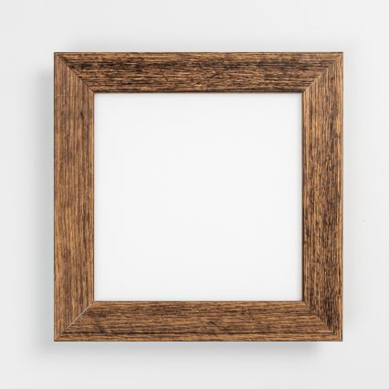 Eglo - Painel integrado LED RGBW com regulação SALOBRENA-C WOOD LED/16W/230V 2700-6500K 34x34 cm castanho + comando