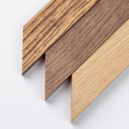 Eglo - Painel integrado LED RGBW com regulação SALOBRENA-C WOOD LED/16W/230V 2700-6500K 34x34 cm castanho + comando