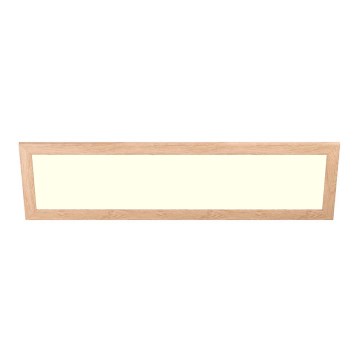 Eglo - Painel integrado LED SALOBRENA-RW WOOD LED/34W/230V 2700/4000K 124x34 cm castanho