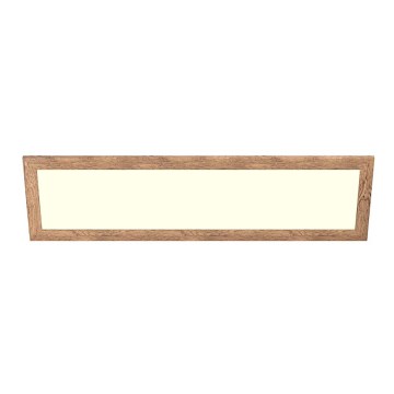 Eglo - Painel integrado LED SALOBRENA-RW WOOD LED/34W/230V 2700/4000K 124x34 cm castanho