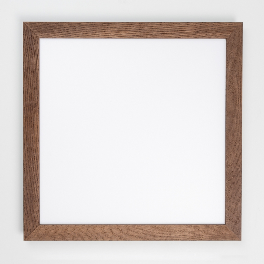 Eglo - Painel LED com regulação SALOBRENA-TW WOOD LED/32,5W/230V 2700-6500K 64x64 cm castanho escuro + comando