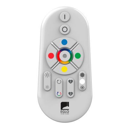 Eglo - Painel LED com regulação SALOBRENA-TW WOOD LED/32,5W/230V 2700-6500K 64x64 cm castanho escuro + comando