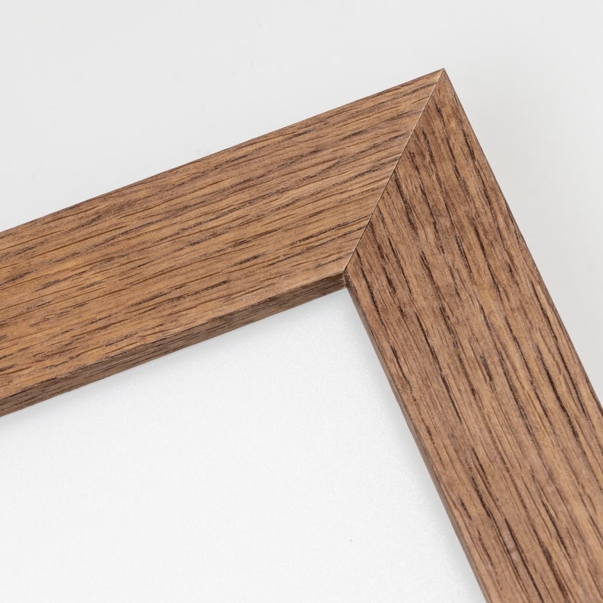 Eglo - Painel integrado LED RGBW com regulação SALOBRENA-C WOOD LED/21W/230V 2700-6500K 49,5x49,5 cm castanho escuro + comando