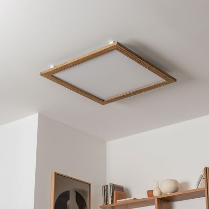 Eglo - Painel LED RGBW regulável para montagem à superfície/rebaixado SALOBRENA-C LED/34W/230V castanho + comando