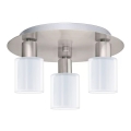 Eglo - Plafon LED MY CHOICE 3xE14/4W/230V cromo mate/branco