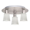 Eglo - Plafon LED MY CHOICE 3xE14/4W/230V cromo mate/creme
