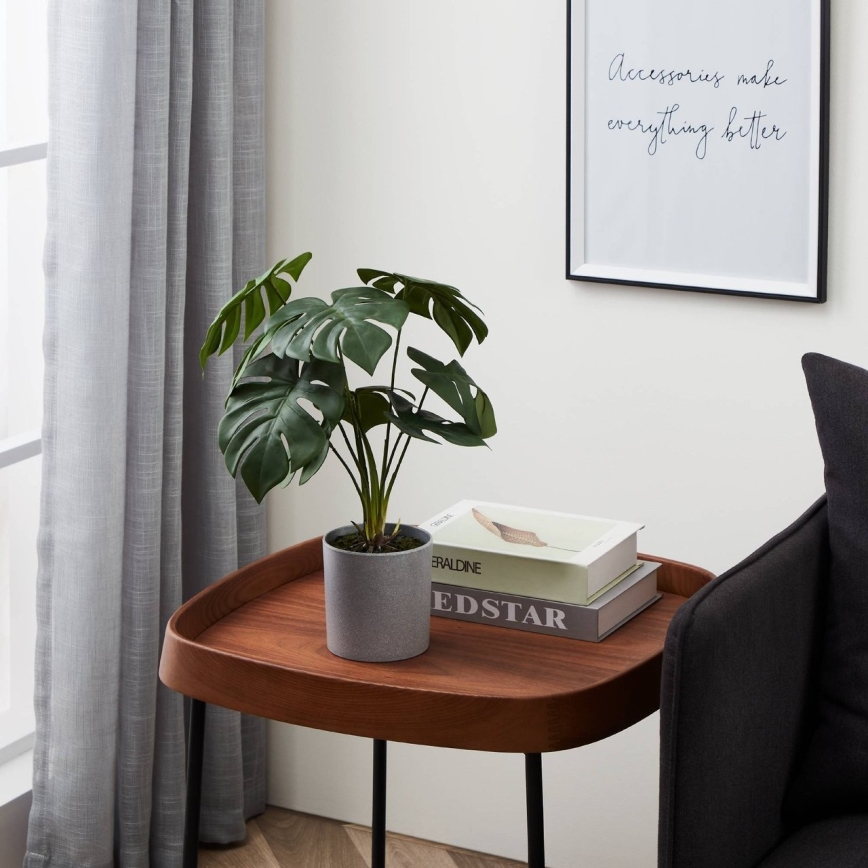 Eglo - Planta artificial num vaso 42x30 cm monstera