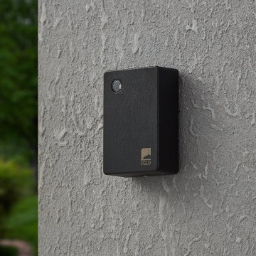 Eglo - Sensor de crepúsculo 2-100 lux preto IP44