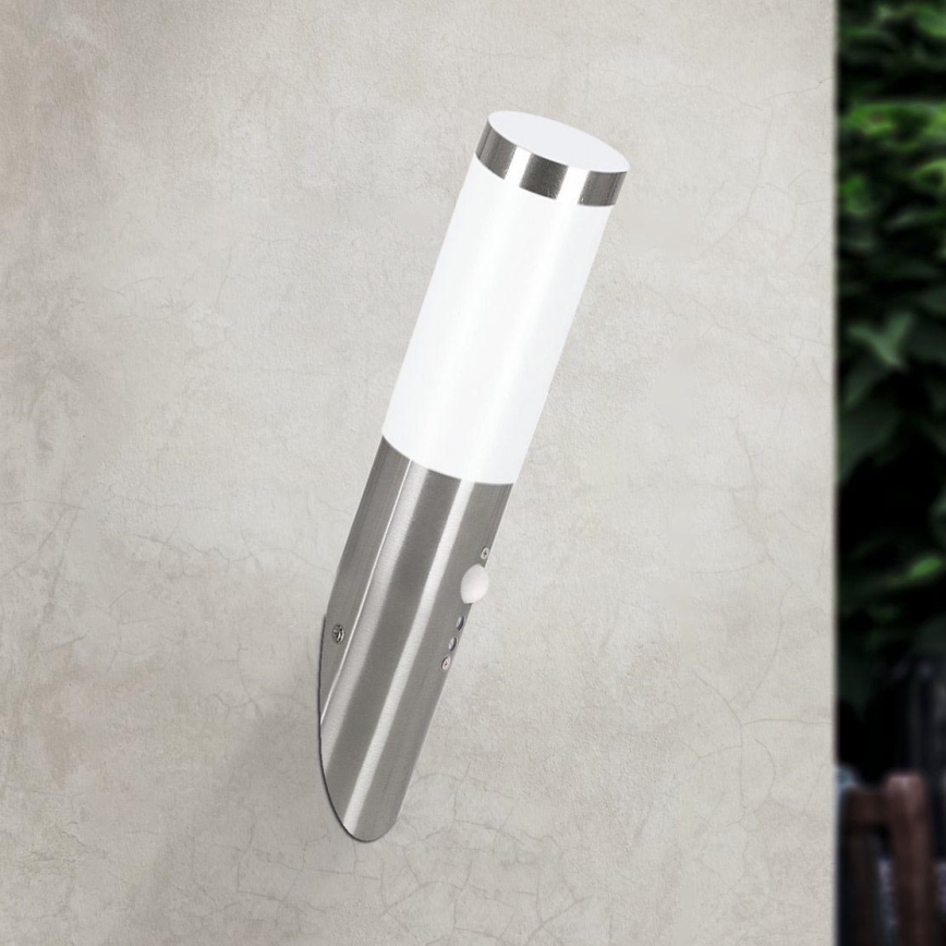 EGLO - Sensor Luz de parede exterior 1xE27/15W