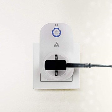 Eglo - Tomada inteligente Connect ficha PLUS 2300W SCHUKO Bluetooth
