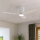 Eglo - Ventilador de teto LED LED/15W/230V com controlo remoto