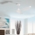 Eglo - Ventilador de teto LED LED/15W/230V + controlo remoto