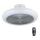 Eglo - Ventoinha de teto LED com regulação LED/25,5W/230V cinzento + comando