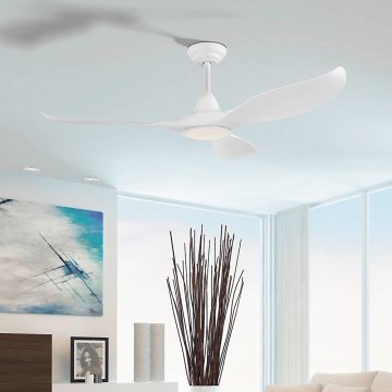 Eglo - Ventoinha de teto LED LED/15W/230V + comando