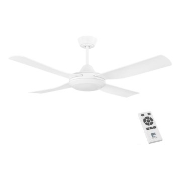Eglo - Ventoinha de teto LED LED/20W/230V branco + controlo remoto