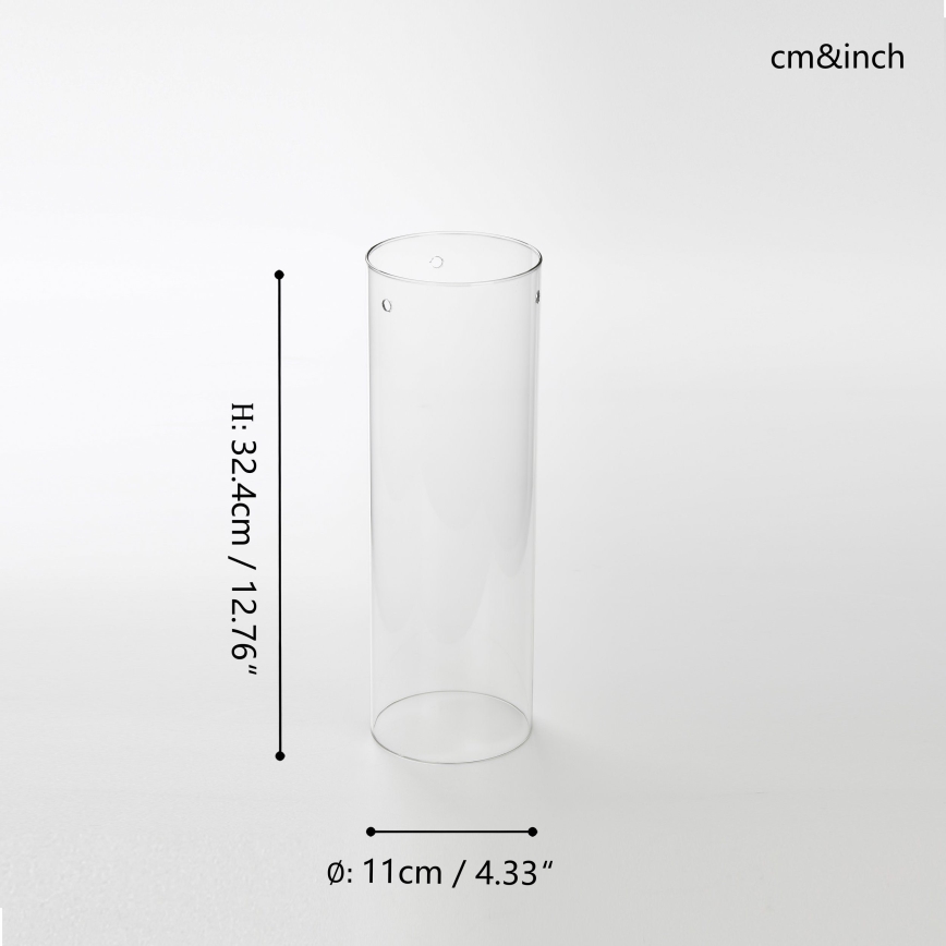 Eglo - Vidro de substituição para candelabro PINTO diâmetro 11 cm exterior