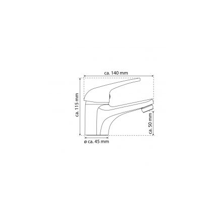 Eisl NI075CR - Misturador para lavatório GRANDE VITA CLASSIC cromado brilhante