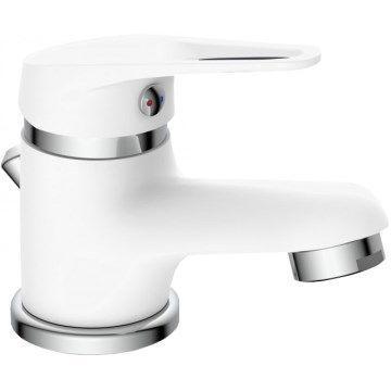Eisl NI075SCR - Torneira para lavatório SPEED, acabamento branco e cromo brilhante