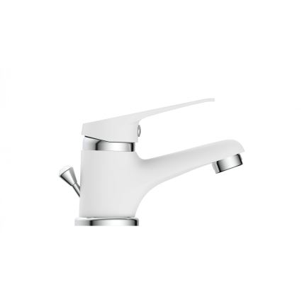 Eisl NI075SCR - Torneira para lavatório SPEED, acabamento branco e cromo brilhante