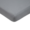EKO - Lençol impermeável com faixa elástica JERSEY 120x60 cm cinzento