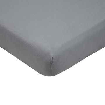 EKO - Lençol impermeável com faixa elástica JERSEY 120x60 cm cinzento