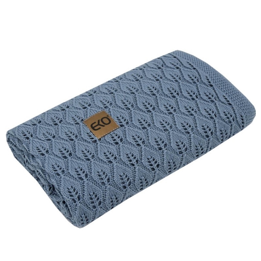 EKO - Manta de bambu ROSE 80x100 cm azul