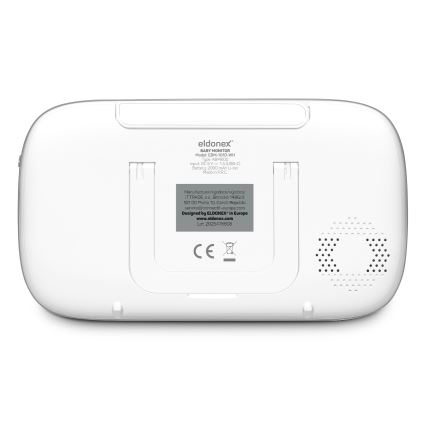 ELDONEX EBM-1010-WH - Monitor para bebé 5V/2000 mAh