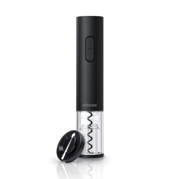 ELDONEX EWO-2100-BK - Abre-vinhos elétrico 4xAA preto
