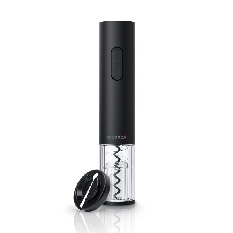ELDONEX EWO-2100-BK - Abre-vinhos elétrico 4xAA preto