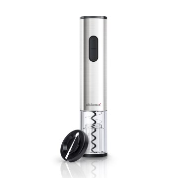ELDONEX EWO-2200-SL - Abre-vinhos elétrico 4xAA cromado mate