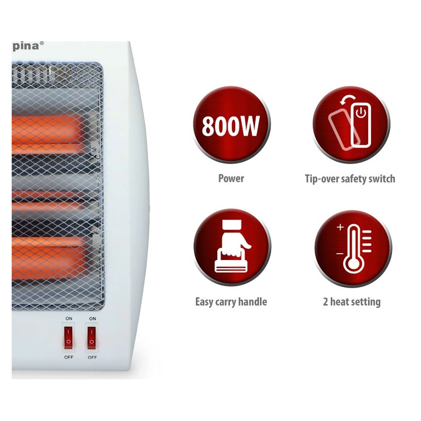 Elemento de aquecimento 400/800W/230V
